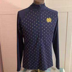 Champion Notre Dame sweatshirt color blue size X-Large